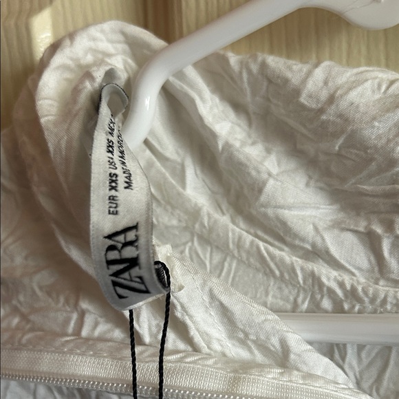 Zara Off-White Textured Jacket - Picture 4 of 7